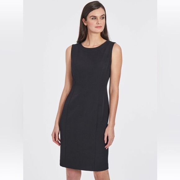 Kasper Dresses & Skirts - Kasper Knit Concepts Black Dress Business Basic Small S NWT